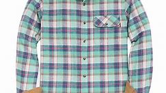 Dubinik® Mens Flannel Shirts Long Sleeve Flannel Shirt For Men Casual Button Down Brushed 100% Cotton Shirt