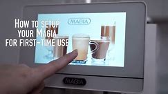 Magia Super Automatic Coffee Espresso Machine - Espresso Coffee Maker with Grinder and Milk Frother by Zulay Kitchen - White