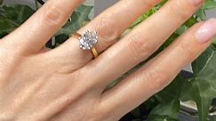 2 carat oval diamond engagement ring #ovaldiamond #2caratdiamond #solitaireengagementring #ovalengagementring #trekjewellers | Trek Jewellers