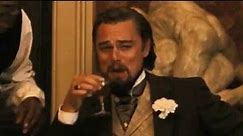 Leonardo DiCaprio Laughing Meme Scene on Django Unchained