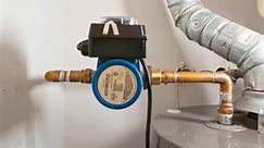 Replacing a hot water recirculating pump on a water heater 💦 #plumbing #plumber #asmr #DIY #foryou | Clarice S. Higgins