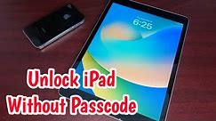 Unlock iPad Without Passcode & Without Computer | How To Unlock iPad Forgot Passcode