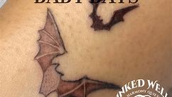 Harmony Quiett on Instagram: "Sometimes bats are just a thing… who doesn’t love a sweet little bat… so if you want some bats let me know cause I love bats, and I love tattooing bats… 🦇 #battattoos #bats #tinytattoos #sonomacounty #pmuartist #trejabeauty #cotatitattoo"
