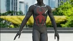 Spider-man in dark suit mode 🔥🔥🔥