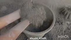 Earthy grainy texture crumbling by Khushi Asmr