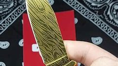 Golden blade knife