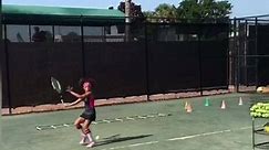 Scarlett, 7 y.o. working hard... - Rick Macci Tennis Academy
