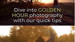 🌅✨ Dive into golden hour photography with our quick tips to capture stunning light at dawn and dusk. The golden hour is 60 minutes after each sunrise and before each sunset. Its soft, warm glow brings magic to your photos. Here are some tips: Placing the Sun: Shoot into the sun for a radiant effect or use it to cast intriguing shadows and silhouettes. Each choice offers a unique visual impact. Silhouettes: Position your subject against the setting sun for a dramatic, artistic image. Editing: En