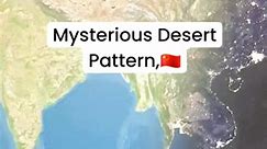 Mysterious Desert Pattern,🇨🇳 📍Dunhuang, Jiuquan, China location : 40°27'08"N 93°44'30"E #googleearth #map #worldgeography #Reels #ภูมิศาสตร์ #map Mystery ,Famous places📍,Tourist Attractions Map Content ,Search mode on.🌍 | Earth 3D
