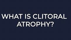 What is clitoral atrophy #fbreels | Rena Malik, MD