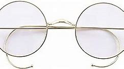 Retro Round Optical Rare Wire Rim Eyeglass Frame (Without Nose Pads)