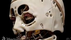 Robot with human-like eye movements