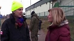 Canadian-Ukrainian translator at Medyka border