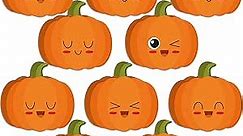 200 Pcs Pumpkin Paper Cutouts Thanksgiving Classroom Bulletin Board Decorations Pumpkin Shape Accents Pumpkin Die Cuts for Kids Autumn Thanksgiving School Themed Party Supplies DIY Craft Projects