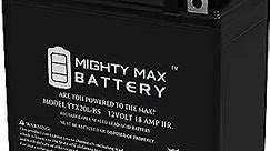 Mighty Max Battery YTX20L-BS Replacement Battery for Deka ETX16L, ETX20L Battery
