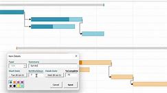 Gantt Chart With Dependencies | Awesome & Beautiful Automated Excel Template | Project Planner | Project Schedule