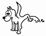 Dog Peeing Drawing Clipartmag Decal Dogs Decals sketch template