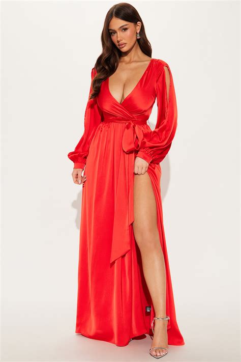 Belle Maxi Dress - Red | Fashion Nova