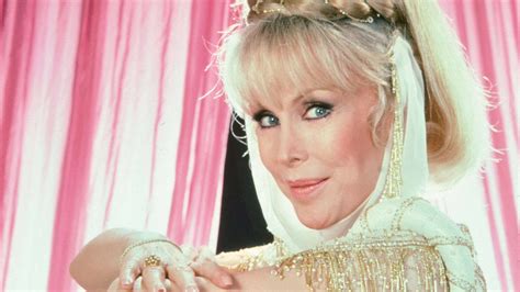 Striking Barbara Eden, 94, turns heads in bright red power suit recreating iconic I Dream of ...