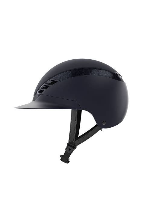 Pikeur AirLuxe Supreme Reithelm mit langem Visir Midnight dark blue S ...