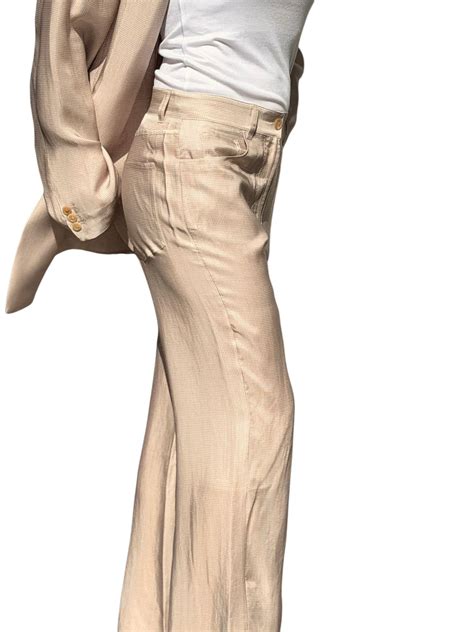 Acne Srudios Suit Trousers .Beige Multi - La Neuvieme