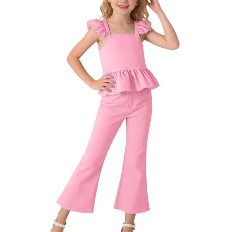 XXWXYD Toddler Girl Vacation Outfits Cute Outfits for Girls for School ...