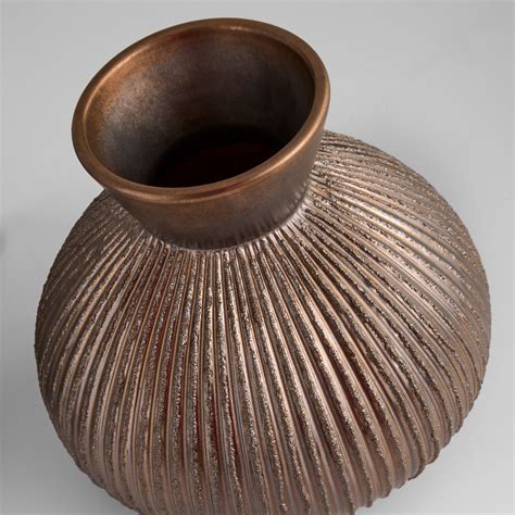 Starship Vase | Metallic Bronze – Stout - Cyan Design