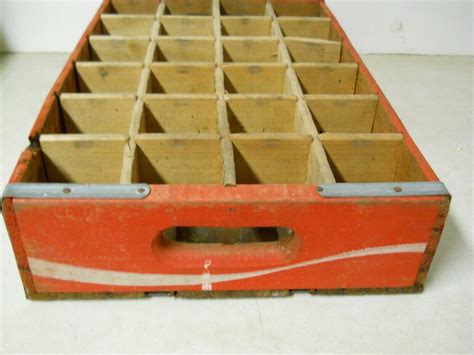Vintage Coca-Cola Wood 24 Bottle Carry Storage Crate Caddy Display ...
