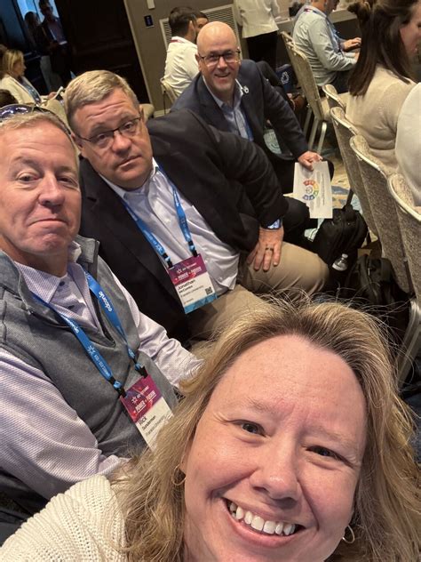 We didn’t get a chance to grab an “official photo” because we were busy ...