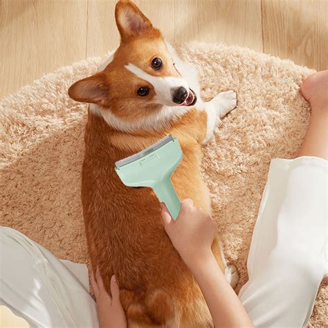 Pet Grooming Comb for Hair Removal and Thinning on Long Short Coats ...