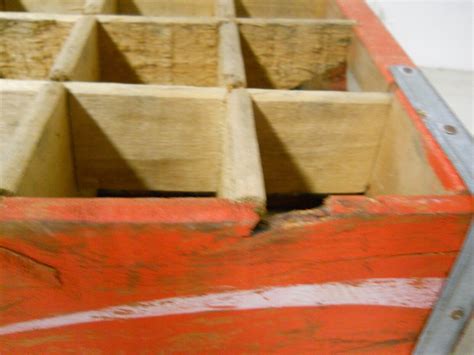 Vintage Coca-Cola Wood 24 Bottle Carry Storage Crate Caddy Display ...