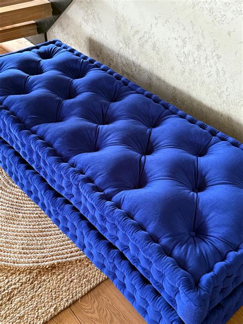 French Floor Cushion, Custom Pillow in Large and Small Sizes, Bench ...