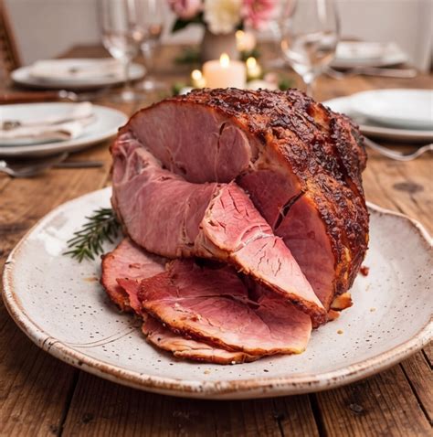 Ossian Half Boneless Easter Ham - Hickory Smoked, 5-6 lbs | Carnivore ...