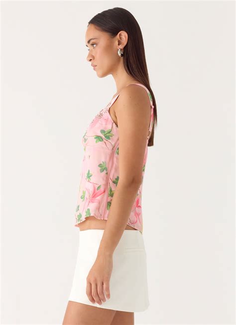 Loop Cami Top - Blooming Spring – Peppermayo Canada
