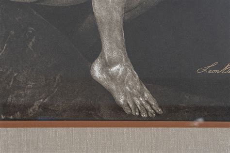 Midcentury Male Nude Study Print By Leon Barnard For Turner's #141851 | Black Rock Galleries