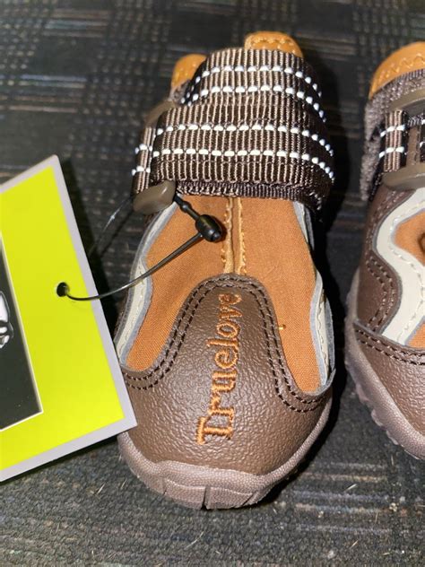 True Love Dog Shoes Boots Size 1 Brown - Dog Shoes for Small Dogs