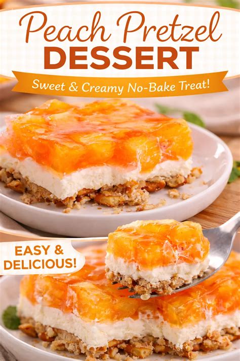 PEACH PRETZEL SALAD