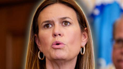 Side-by-side pics of Sarah Huckabee Sanders' face make her MAGA makeover obvious