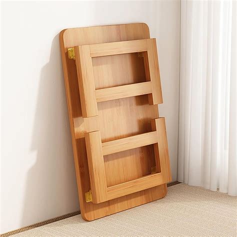 Wood Folding Coffee Table, Japanese Floor Low Table, for Living Room ...