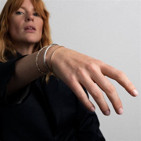 Sterling silver cube O bracelet | Atelier Paulin