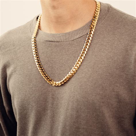 Solid Handmade Gold Miami Cuban Link Chain 11mm | Lirys Jewelry – Liry ...