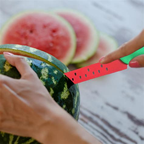 16 Inch Fruit Vegetable Knives, Watermelon Cutter Red Green Butter ...