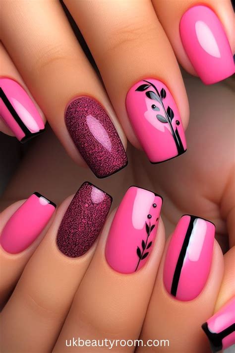 21 Pink Nail Ideas for a Gorgeous Manicure in 2024 in 2024 | Pink nail ...