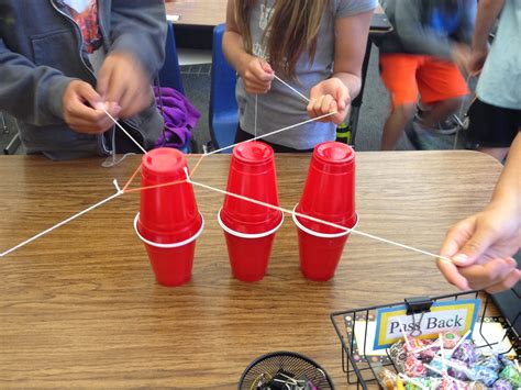 Rubber Band Cup Stacking Activity at Fred Morales blog