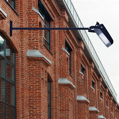 Pub LED outdoor wall lamp with a long arm, IP65 | Lights.co.uk