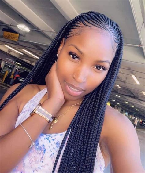 Pin by B Fabulous on Tresses | Lemonade braids hairstyles, Feed in ...