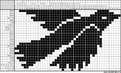 Black & white Japanese crossword «Cuckoo»