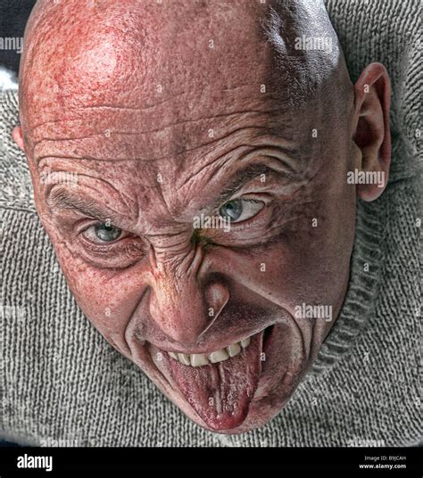 Angry bald man hi-res stock photography and images - Alamy