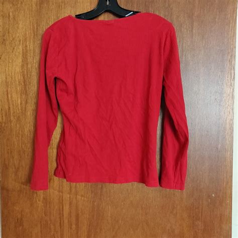 Women's Red Blouse | Depop