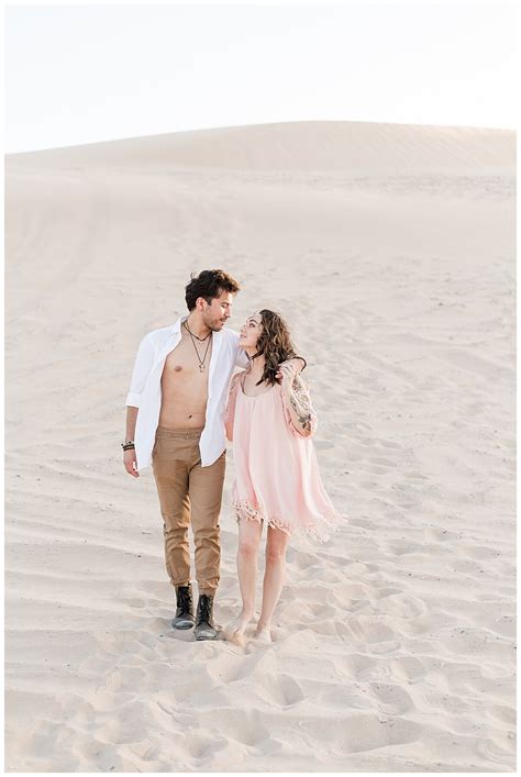 Nellis Sand Dunes Engagement Photos